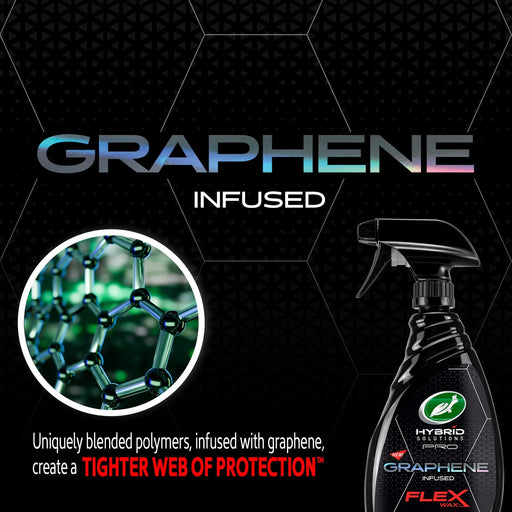 HYBRID SOLUTIONS PRO BUNDLE: PURE WASH & GRAPHENE FLEX WAX - FREE AIR FRESHENER - Turtle Wax PK