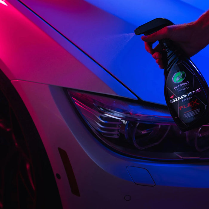 HYBRID SOLUTIONS PRO BUNDLE: PURE WASH & GRAPHENE FLEX WAX - FREE AIR FRESHENER - Turtle Wax PK