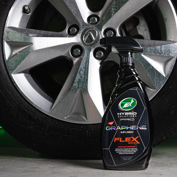 HYBRID SOLUTIONS PRO BUNDLE: PURE WASH & GRAPHENE FLEX WAX - FREE AIR FRESHENER - Turtle Wax PK