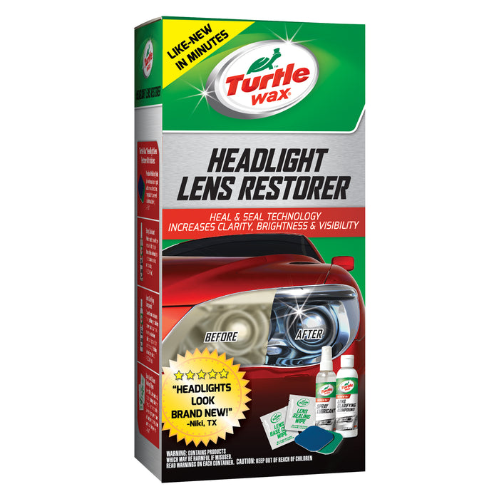 HEADLIGHT LENS RESTORER KIT - Turtle Wax PK