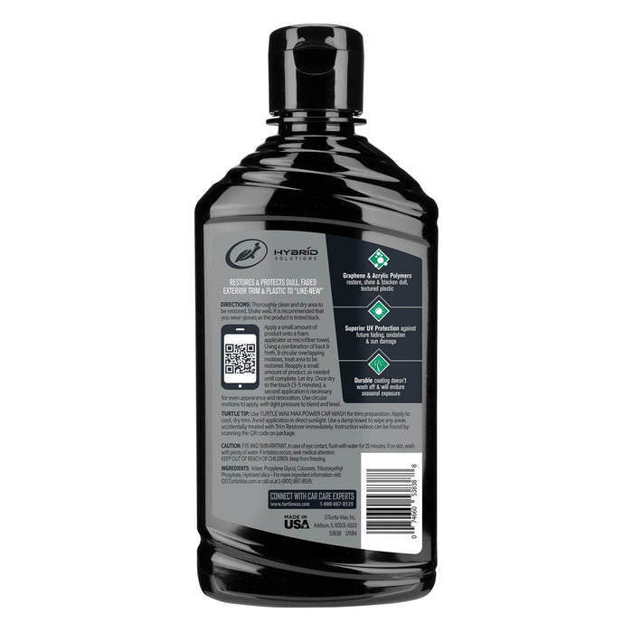 HYBRID SOLUTIONS GRAPHENE ACRYLIC TRIM RESTORER 295 ML - Turtle Wax PK