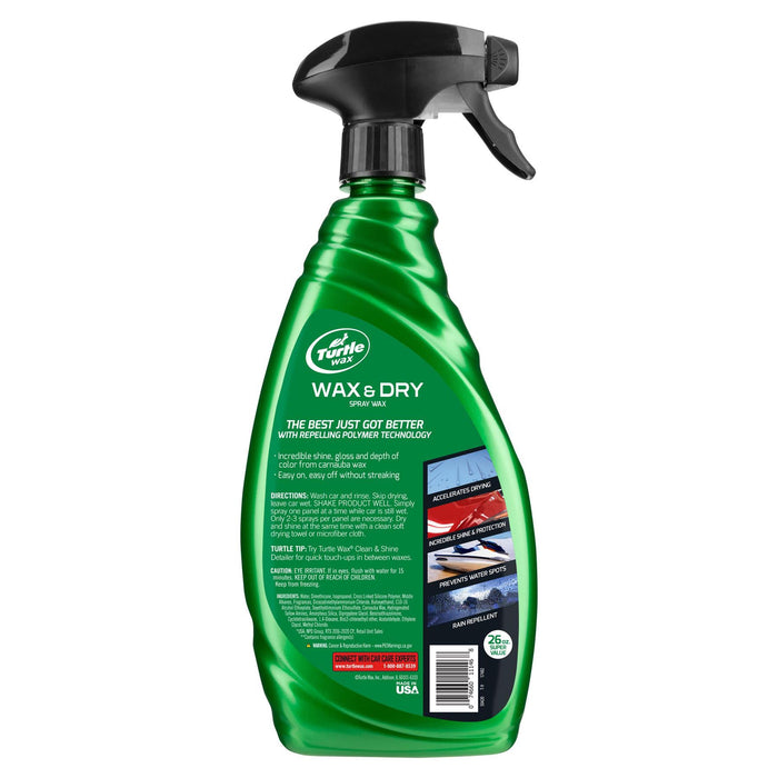 WAX & DRY SPRAY WAX 769 ML - Turtle Wax PK
