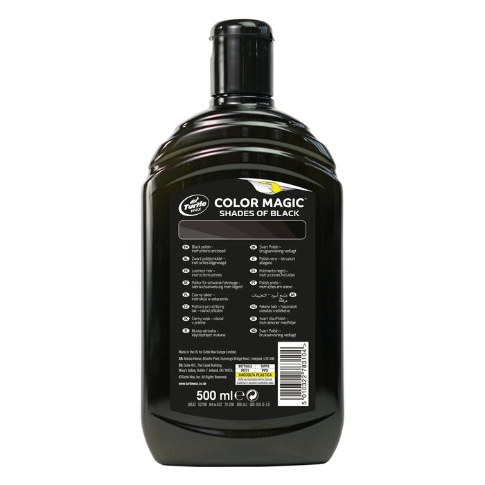 COLOR MAGIC JET BLACK WAX 500 ML - Turtle Wax PK