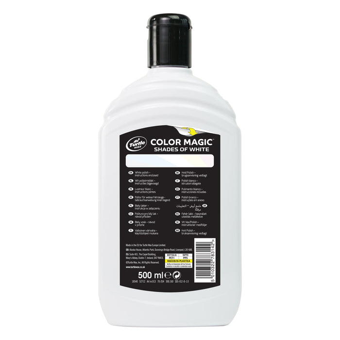 COLOR MAGIC BRIGHT WHITE WAX 500 ML - Turtle Wax PK