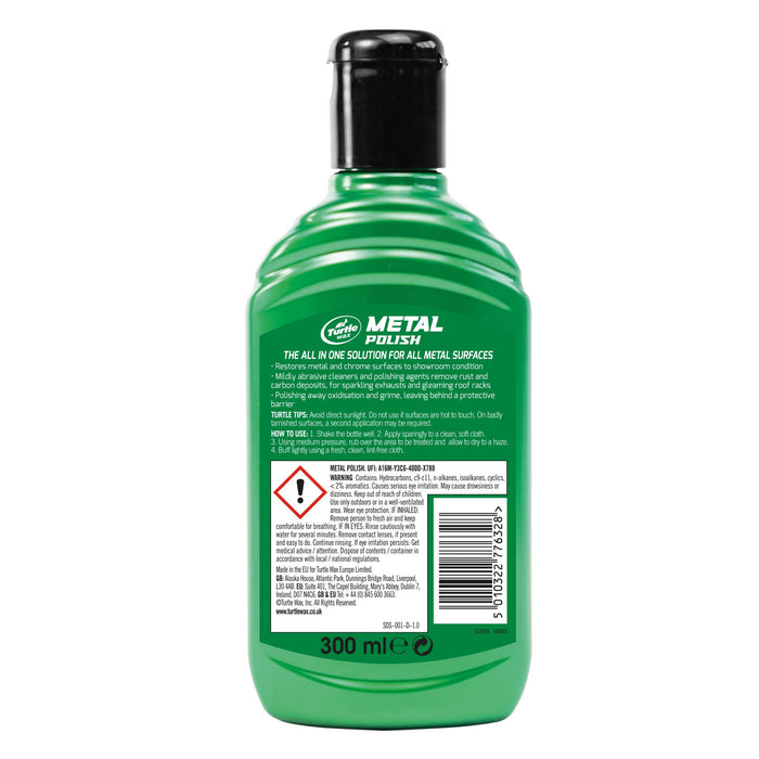 ALL METAL POLISH 300 ML - Turtle Wax PK