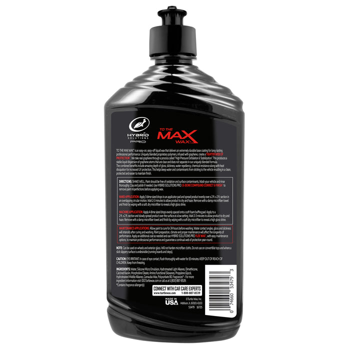 HYBRID SOLUTIONS PRO BUNDLE: PURE WASH & TO THE MAX WAX™ - FREE AIR FRESHENER - Turtle Wax PK