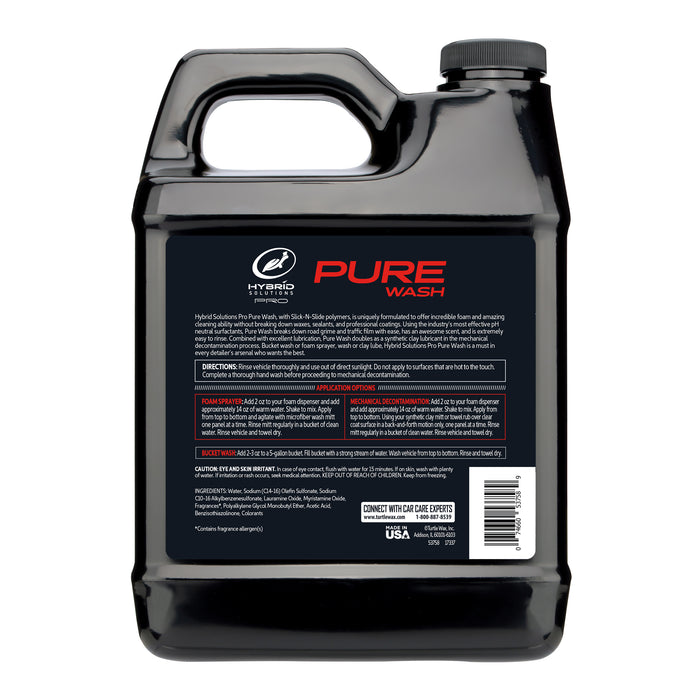 HYBRID SOLUTIONS PRO BUNDLE: PURE WASH & GRAPHENE FLEX WAX - FREE AIR FRESHENER - Turtle Wax PK