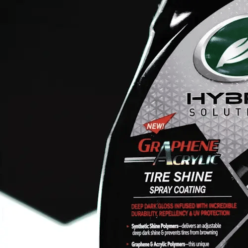 HYBRID SOLUTIONS GRAPHENE ACRYLIC TIRE SHINE SPRAY COATING 680 ML - Turtle Wax PK