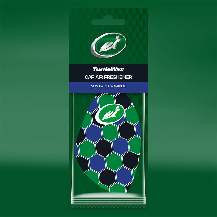 HOME & CAR AIR FRESHENER - CELLULOSE - NEW CAR - Turtle Wax PK