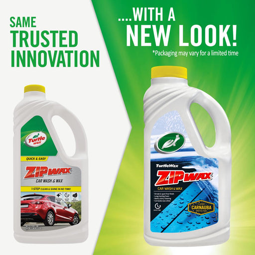 ZIP WAX CAR WASH & WAX 1.89 LITERS - Turtle Wax PK
